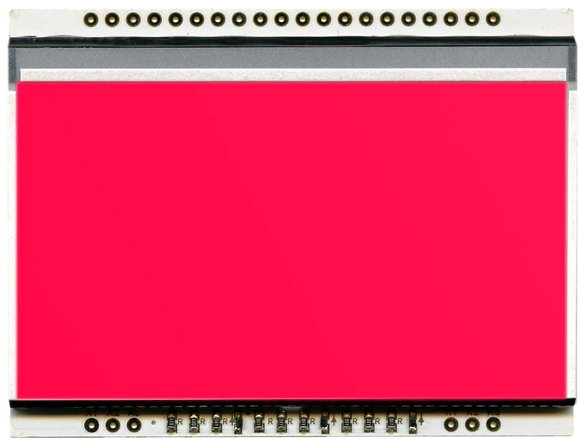 LED backlit for EA DOGL128-6, red