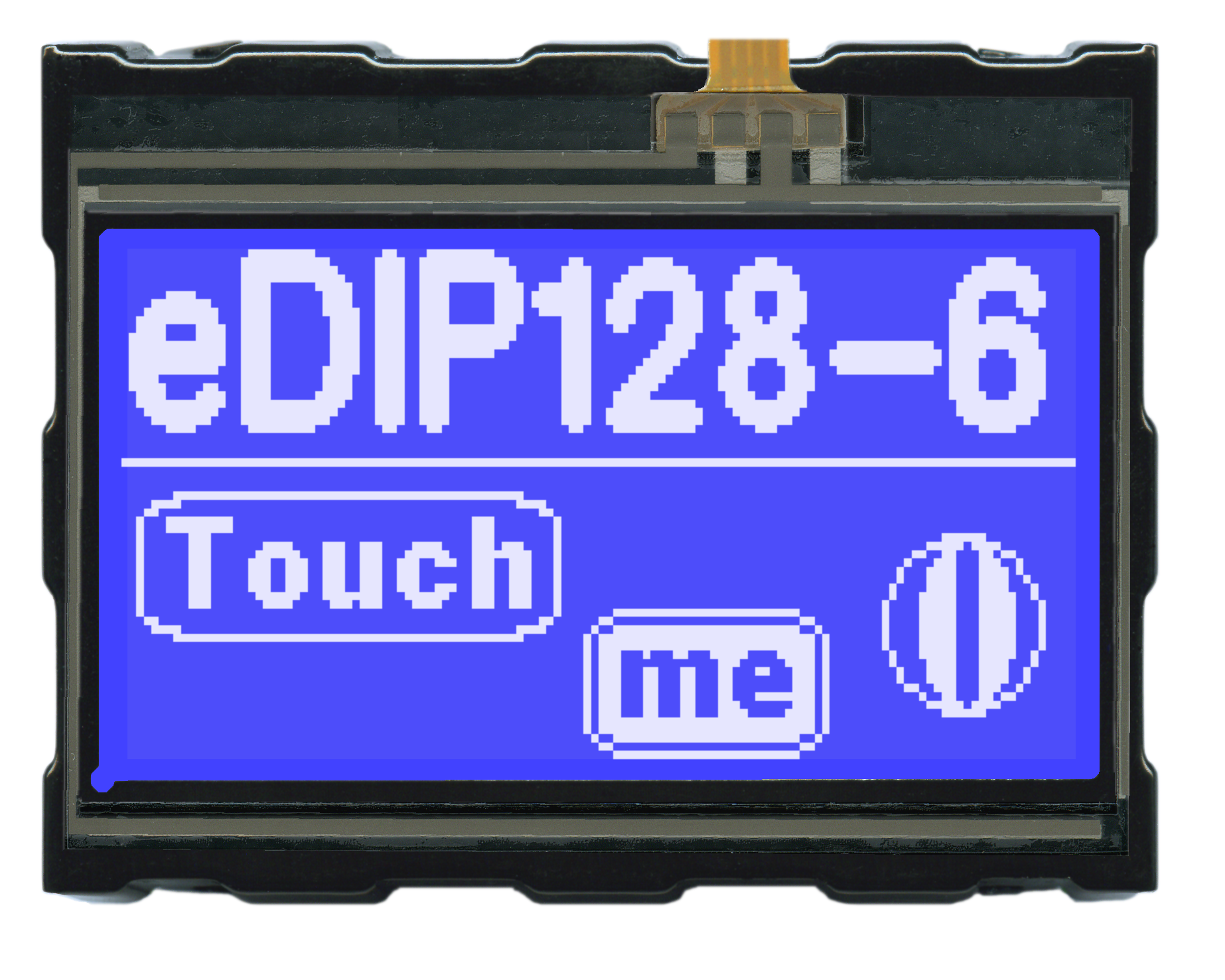 Intelligent 2.8" Graphic Display, blue/white with Touch