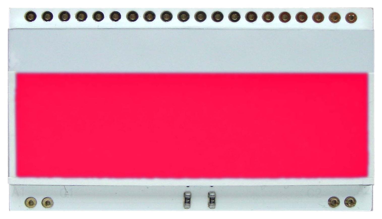 LED backlit unit for EA DOGM081-A / DOGM162-A / DOGM163-A / DOGM132-5, red