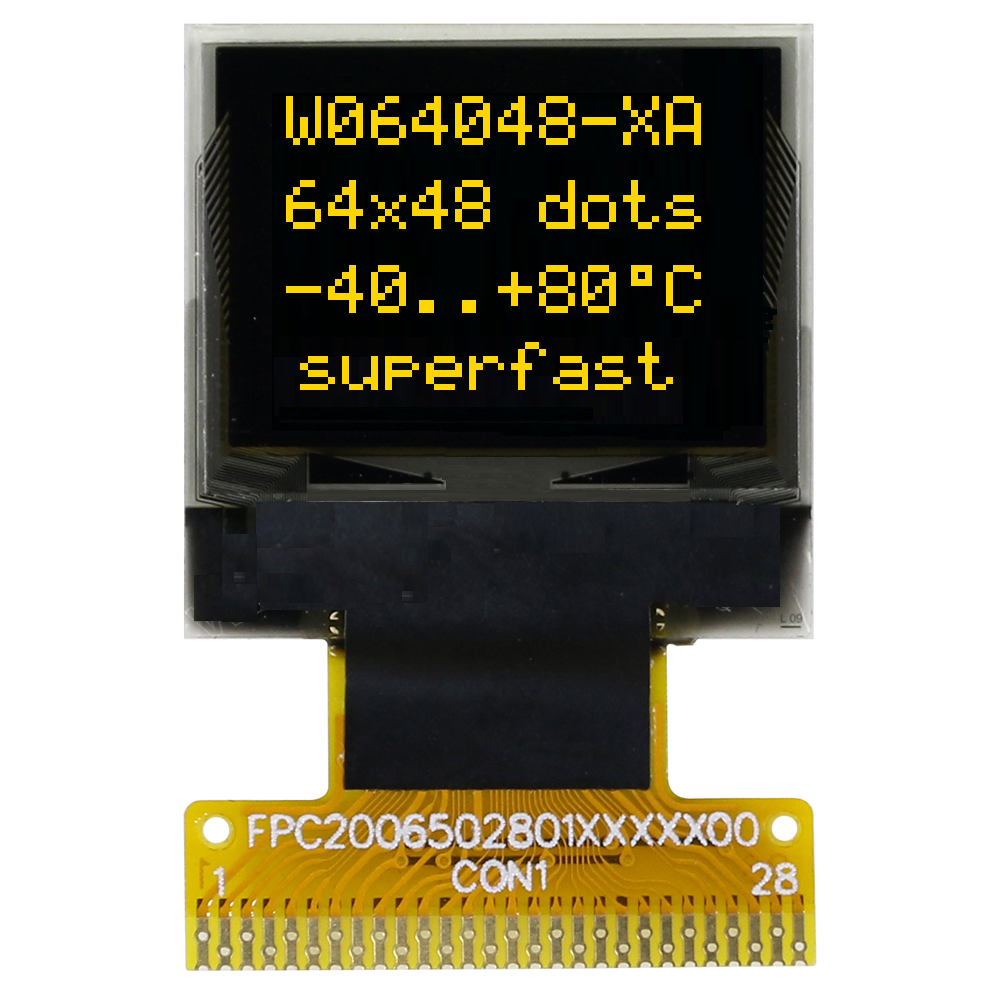 Grafik-OLED 64x48 gelb