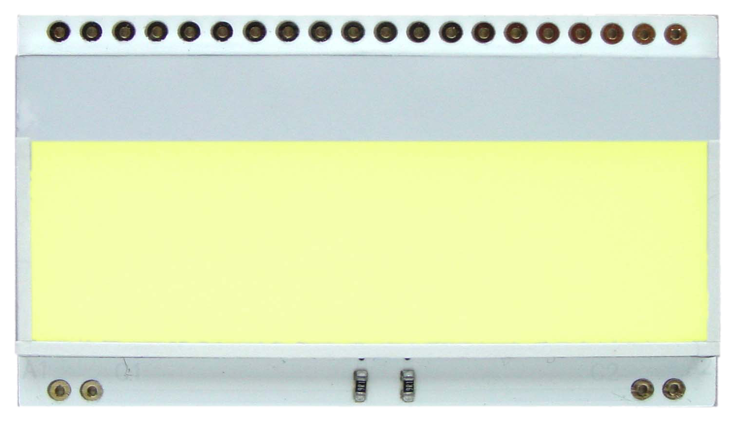 LED backlit unit for EA DOGM081-A / DOGM162-A / DOGM163-A / DOGM132-5, yellow/green