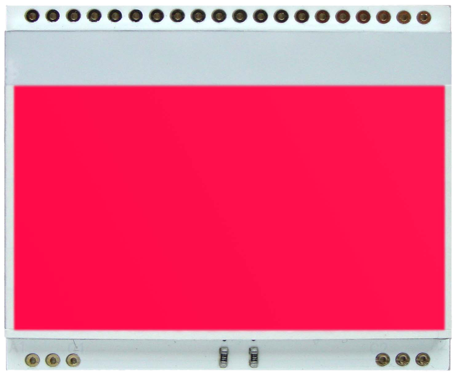 LED backlit unit for EA DOGM128-6, red