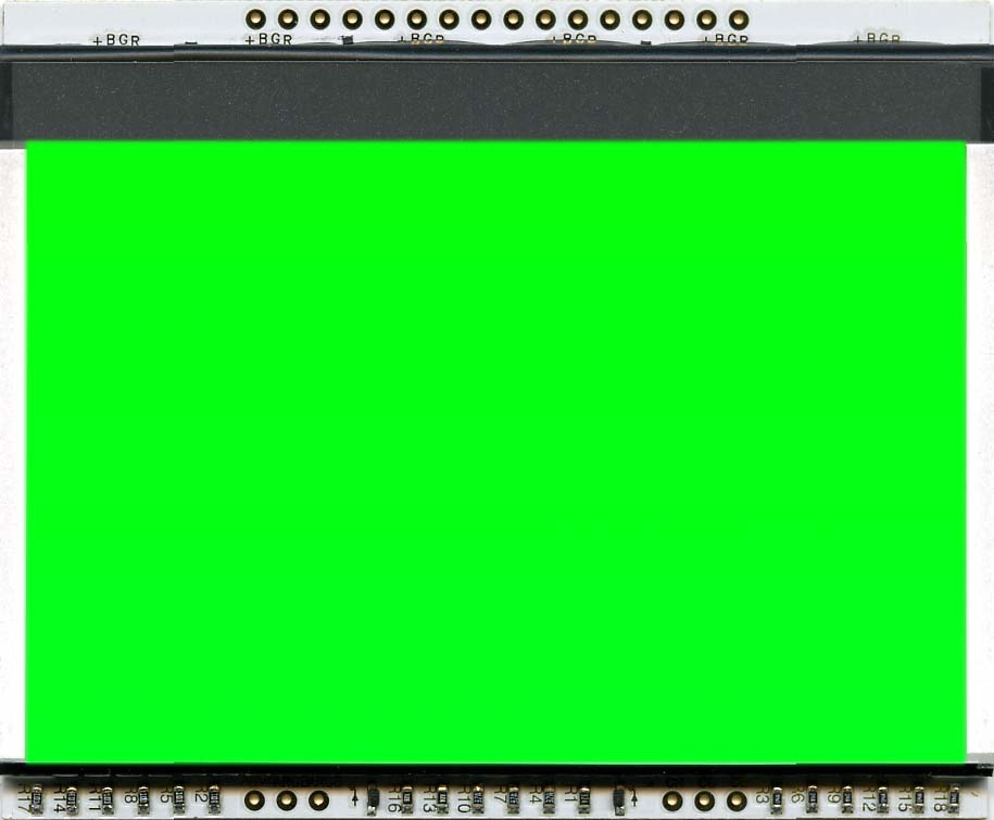 LED-Beleuchtung für EA DOGXL160-7, grün