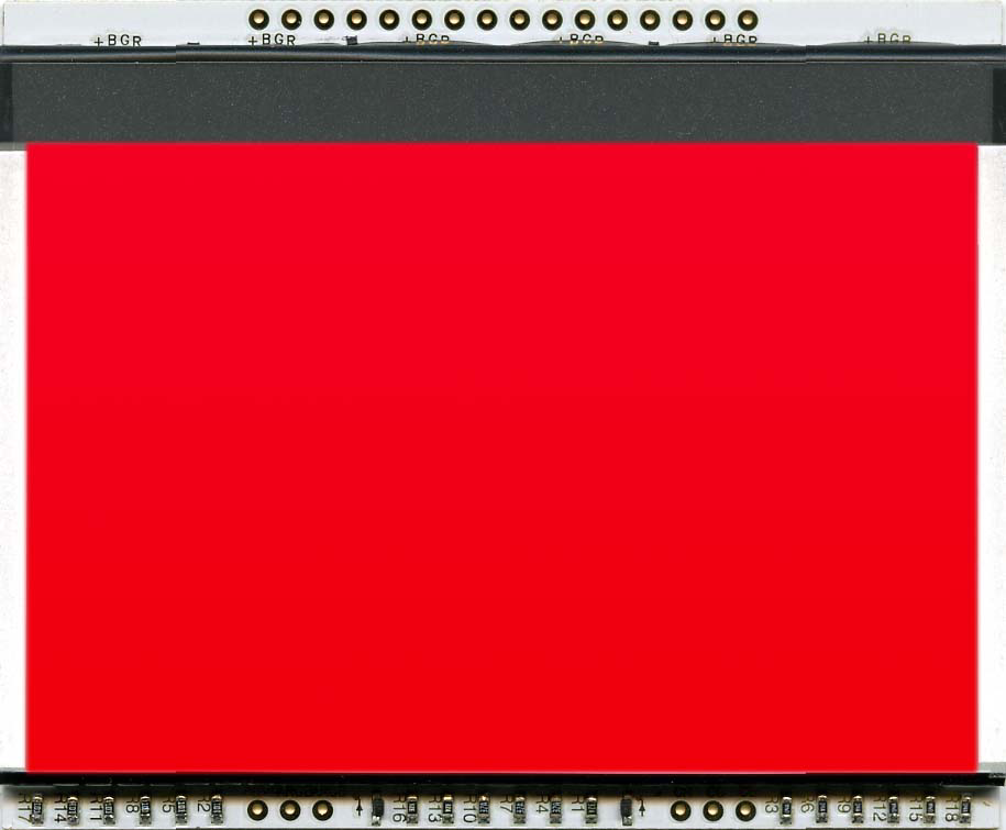LED-Beleuchtung für EA DOGXL160-7, rot