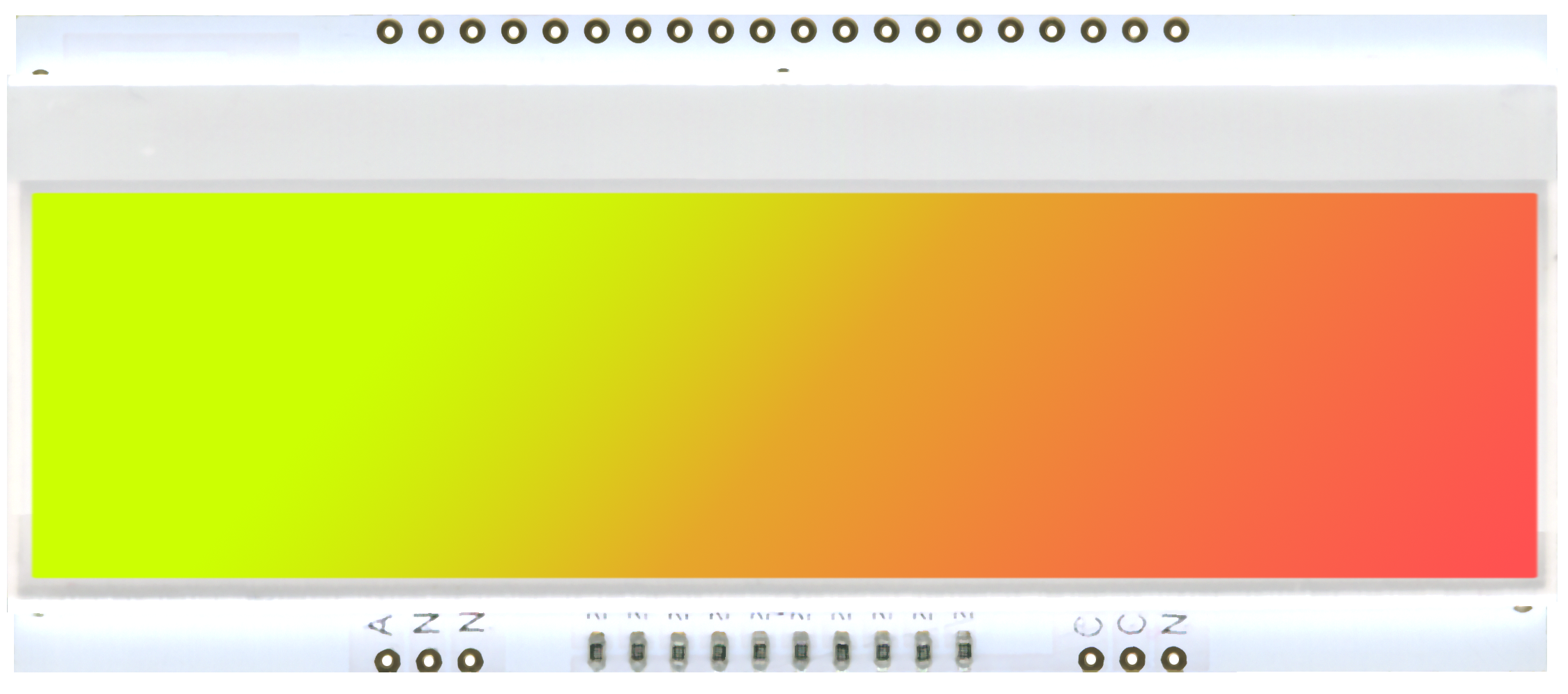 LED-Beleuchtung für EA DOGM240-6, gelb/grün und rot
