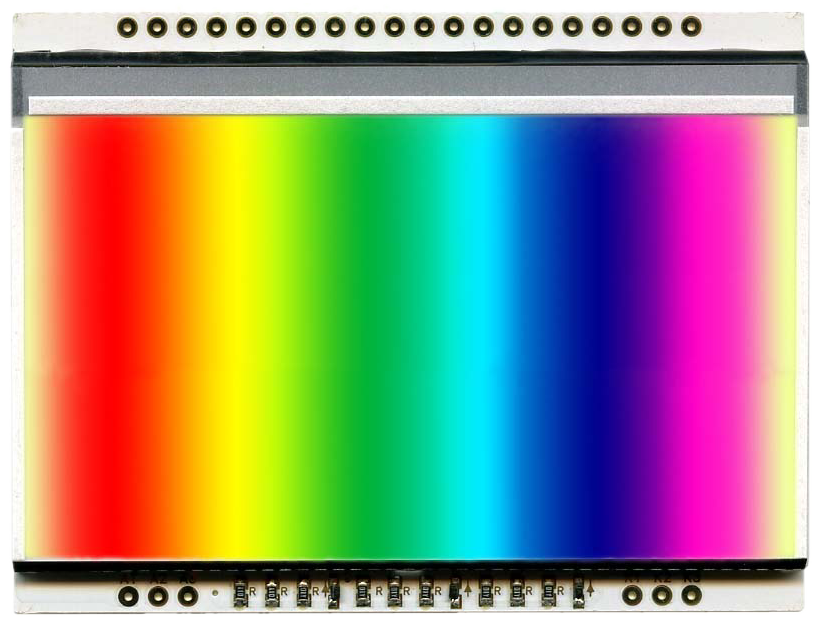 RGB-LED backlit for EA DOGL128-6