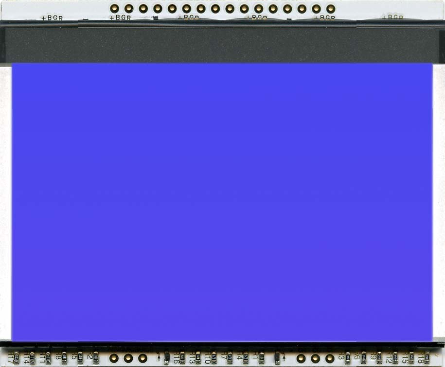 LED-Beleuchtung für EA DOGXL160-7, blau