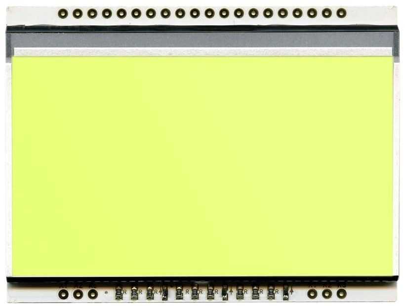 LED backlit for EA DOGL128-6, yellow/green