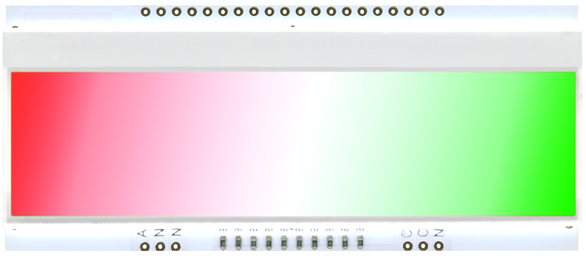 LED-Beleuchtung für EA DOGM240-6, grün, rot und weiss